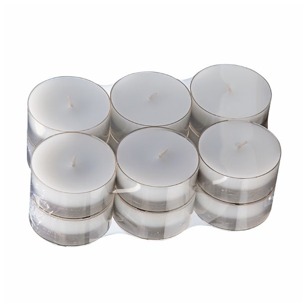 NOVOLETNA SVEČA GALA-KERZEN ČAJNA MAXI DIŠEČA 12/1 LET IT SNOW BELO SIVA