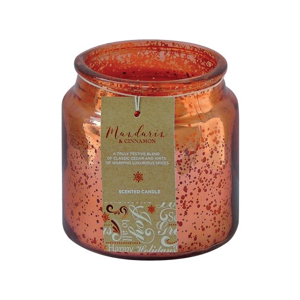 NOVOLETNA SVEČA GALA-KERZEN DIŠEČA V KOZARCU MERCURY MANDARINA CIMET