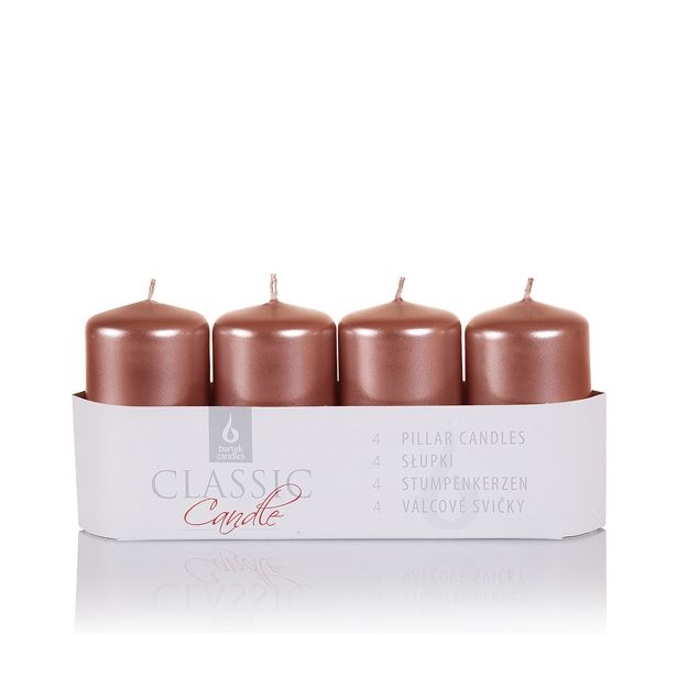 TOP SVEČA MULLER 40/70 MM ADVENTNA BAKRENA LAKIRANA 4/1