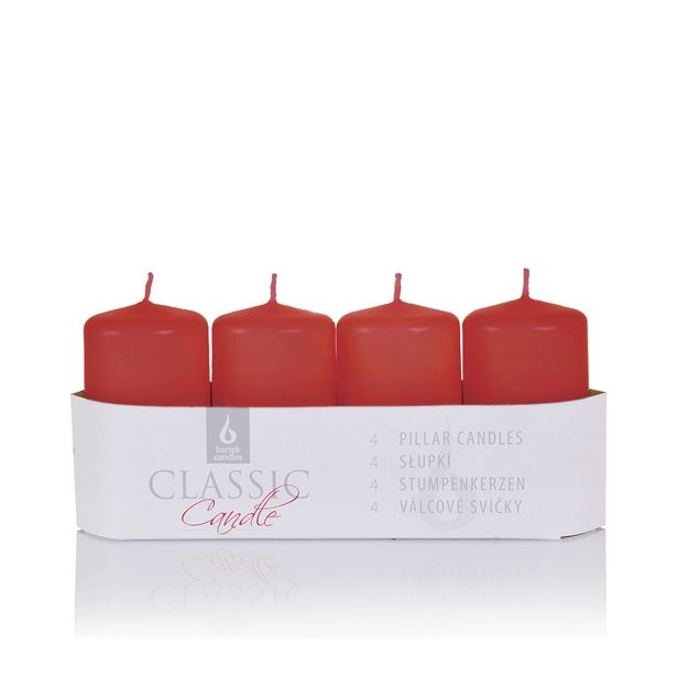 TOP SVEČA MULLER 40/70 MM ADVENTNA RDEČA 4/1