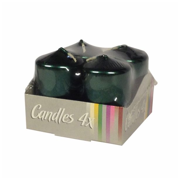 NOVOLETNA SVEČA MULLER ADVENTNA ZELENA 40/60 MM LAKIRANA 4/1