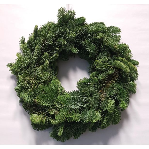 NOVOLETNI IGLAVEC VENČEK IZ SMREČJA 30CM