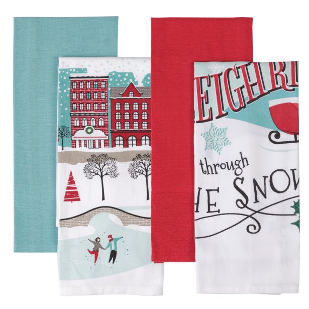 KUHINJSKA KRPA AMO LA CASA NY NUTCRACKER 45X65CM 2/1 DARILNO PAKIRANJE, SORT.