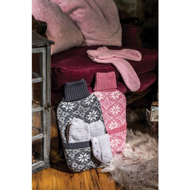 TERMOFOR AMO LA CASA NY SILVER SKATES S FLUFFY NOGAVICAMI, SORT