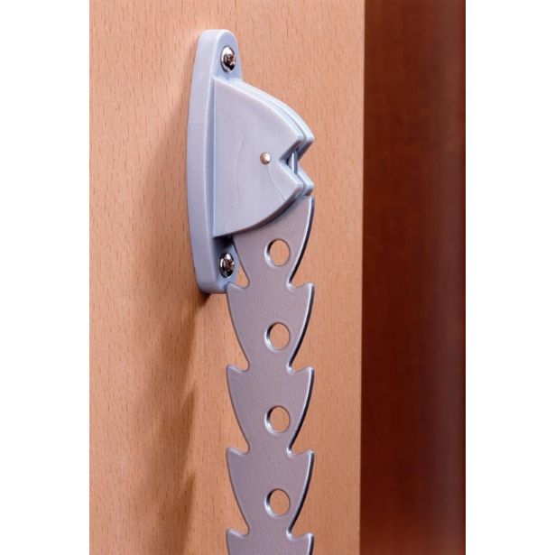 ZLOŽLJIV OBEŠALNIK ZA OBLAČILA HETTICH DIY, 325 MM, SIVA