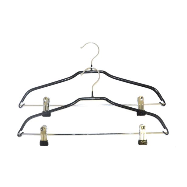 OBEŠALNIK CORONET 2-DELNI, NEDRSEČ, SPOJKE, ČRNI