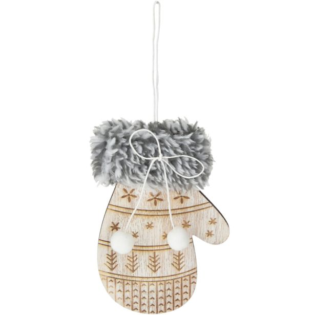 OKRASEK ZA JELKO - ROKAVICA, 12 CM, SORT