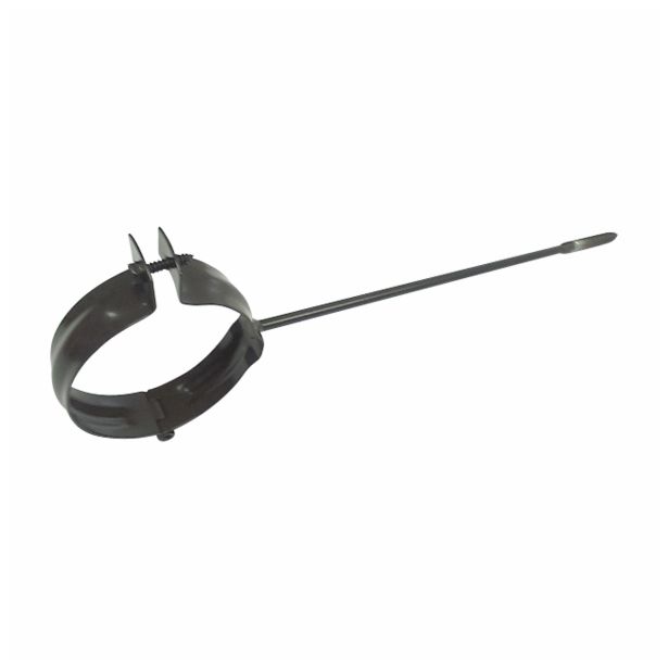 OBJEMKA ZA ŽLEB ŠUŠTERŠIČ FI 8 CM POCINKANA RJAVA DOLGA