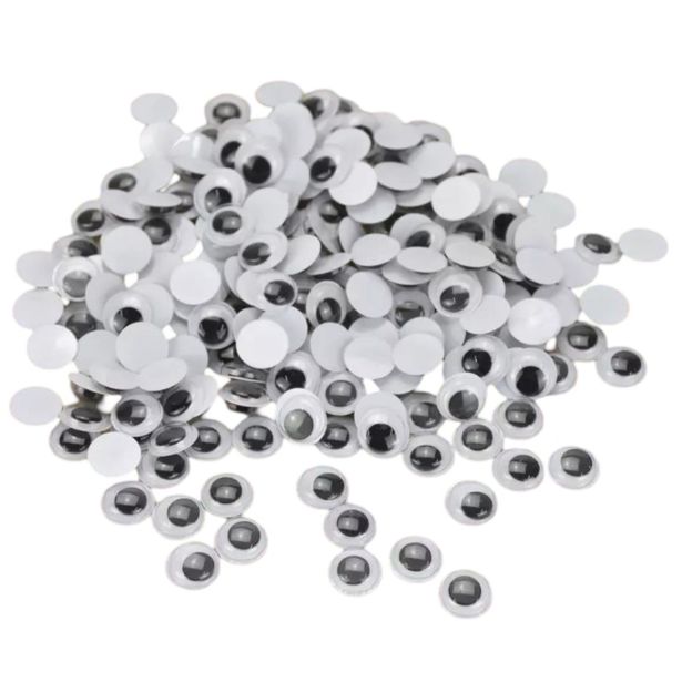 OČESA PLASTIČNA, 12 MM, 100 KOM.