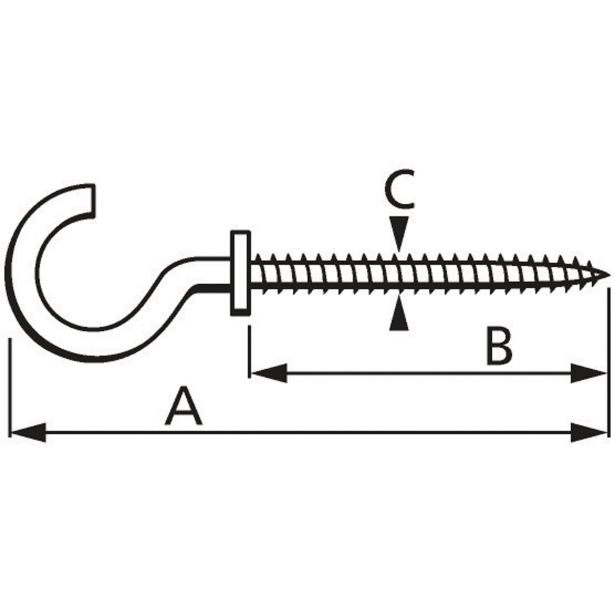 KAVELJ Z NAVOJEM 40X15X3.8X23 POMEDIRAN V ZAVITKU JE 6 KOS