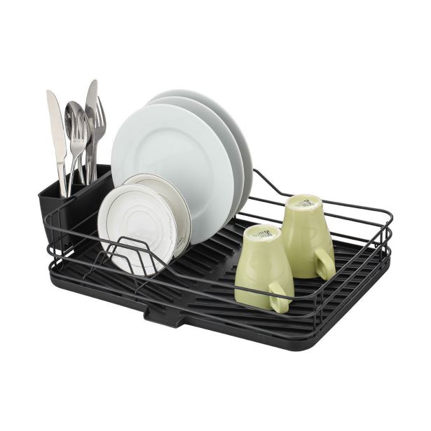 ODCEJALNIK ESTIA 43X31 CM ČRN SINGLE TIER METALLIC