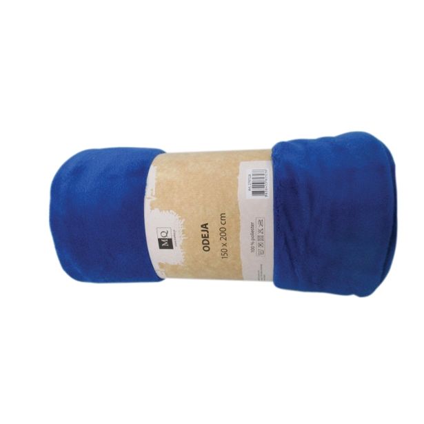 DEKORATIVNA ODEJA MQ 150X200 CM MODRA