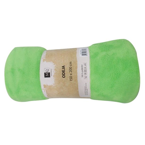 DEKORATIVNA ODEJA MQ 150X200 CM ZELENA