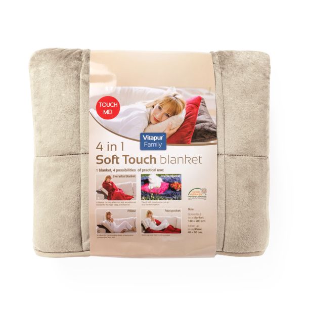 ODEJA SVILANIT SOFT TOUCH 4 V 1 BEŽ 140X200