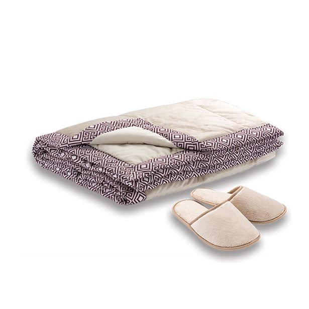 ODEJA VITAPUR FAMILY SOFT TOUCH HOME BEŽ 140X200 CM + COPATI