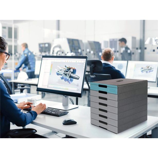 ODLOŽNI PREDAL, PREDALNIK DURABLE IDEALBOX PRO 7 BLUE ANGEL MODER