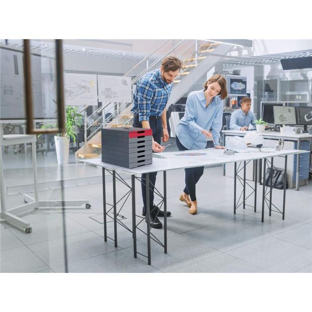 ODLOŽNI PREDAL, PREDALNIK DURABLE IDEALBOX PRO 7 BLUE ANGEL RDEČ