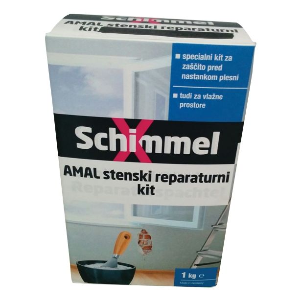 SCHIMMEL-X REPARATURNI BELI KIT 1KG, KI BLOKIRA PLESEN