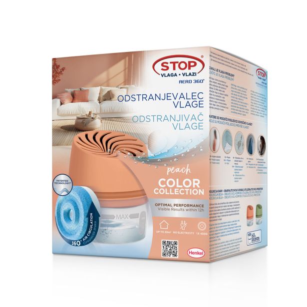 ODSTRANJEVALEC VLAGE SET HENKEL ACC CERESIT STOP AERO 360° SET 450 G PEACH