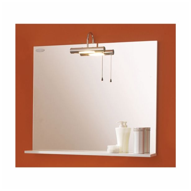 KOPALNIŠKO OGLEDALO KOLPA SAN OGN 81 NEVA BELA Z LUČJO IN POLICO