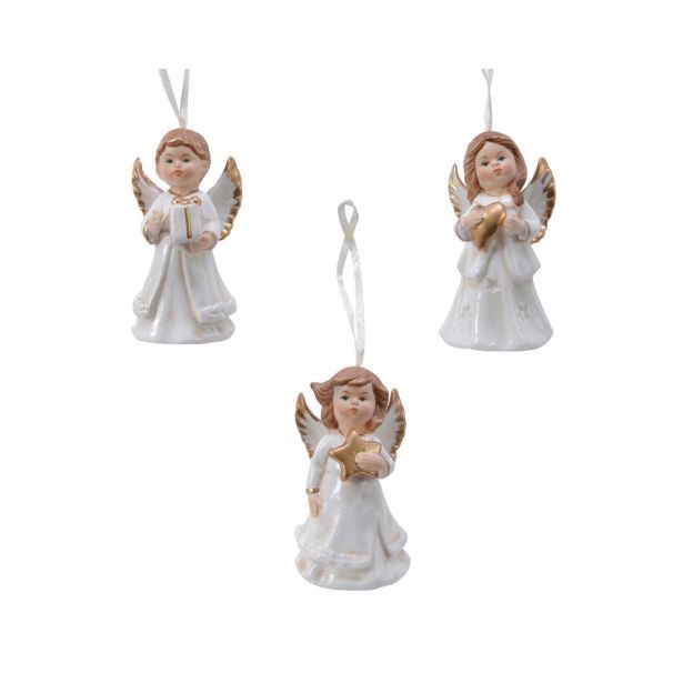 OKRASEK ZA JELKO ANGEL 9.8 CM SORTIRANO