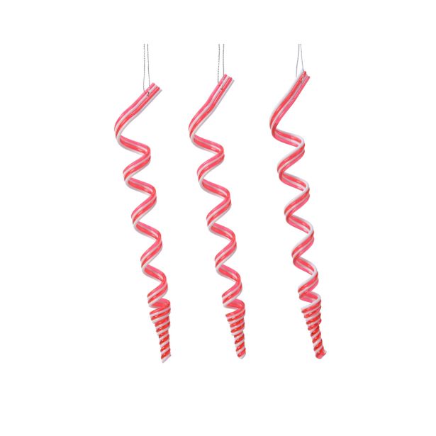 OKRASEK ZA JELKO DECORIS BONBON ZAVITI 3/1