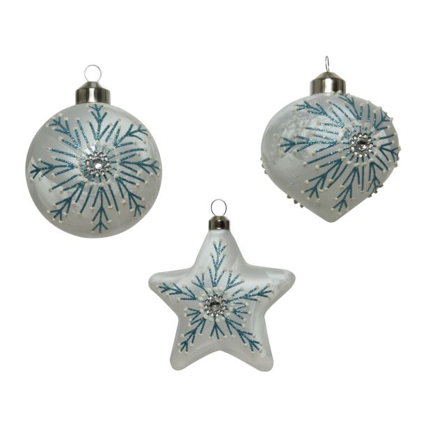 OKRASEK ZA JELKO DECORIS BUNKA/OLIVA/ZVEZDA SORT