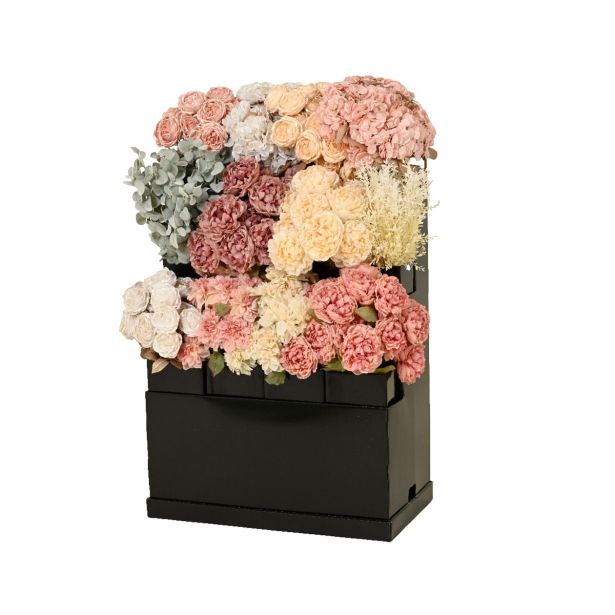 OKRASEK ZA JELKO DECORIS ROŽA RAZLIČNE BARVE 18X10X60 CM SORTIRANO