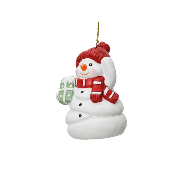OKRASEK ZA JELKO DECORIS SNEŽAKI, 9.7 CM SORTIRANO