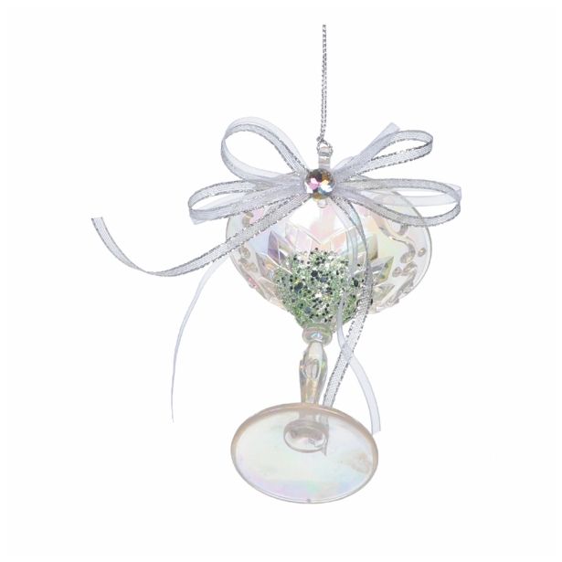 OKRASEK ZA JELKO GLOSSTYLE VISEČI KOZAREC SORTIRANO 6.6*6.6*10.16CM