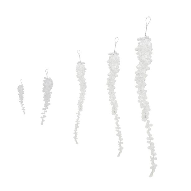 OKRASEK ZA JELKO R+W LEDENA SVEČA 20 CM