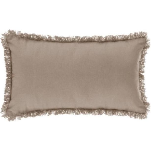 OKRASNI VZGLAVNIK ATMOSPHERE FRINGE, 50X30 CM, BEŽ