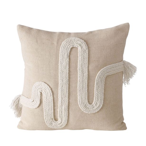 OKRASNI VZGLAVNIK BOLTZE SANKA, BEŽ, KREM 45X45 CM