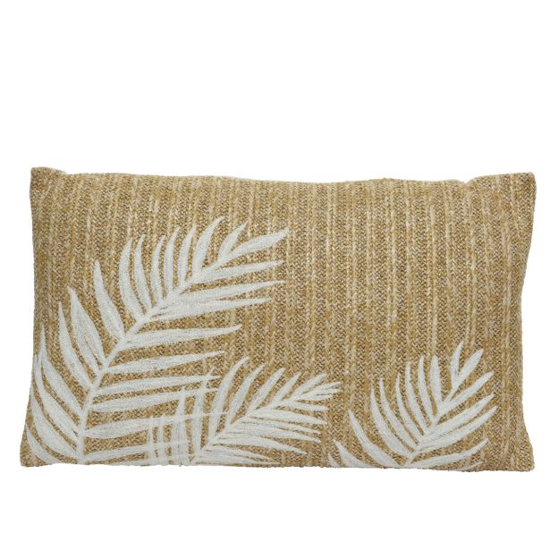 OKRASNI VZGLAVNIK DECORIS 30X50 CM RJAV/NATUR Z VZORCEM