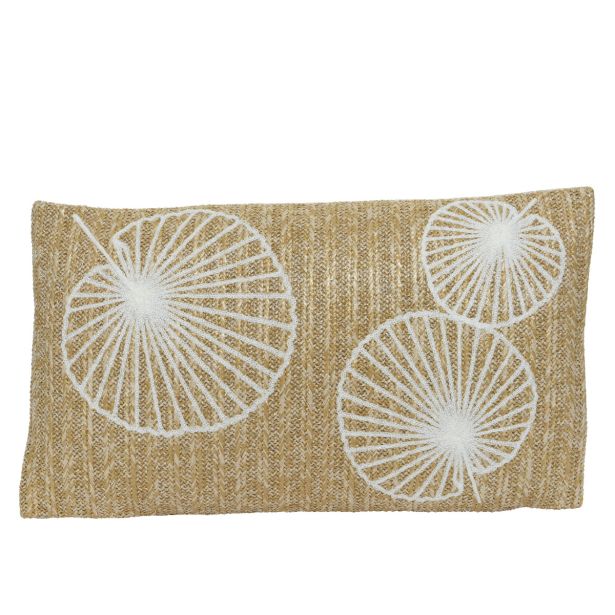 OKRASNI VZGLAVNIK DECORIS 32X50 CM RJAV/NATUR Z VZORCEM