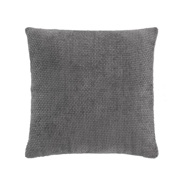 OKRASNI VZGLAVNIK DOUCEUR D'INTÉRIEUR 45X45 CM, ŽAMET LEO ANTHARACITE