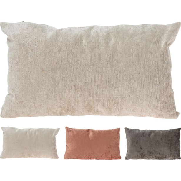 OKRASNI VZGLAVNIK EH 50X30CM, PLETENA, SORTIRANE BARVE