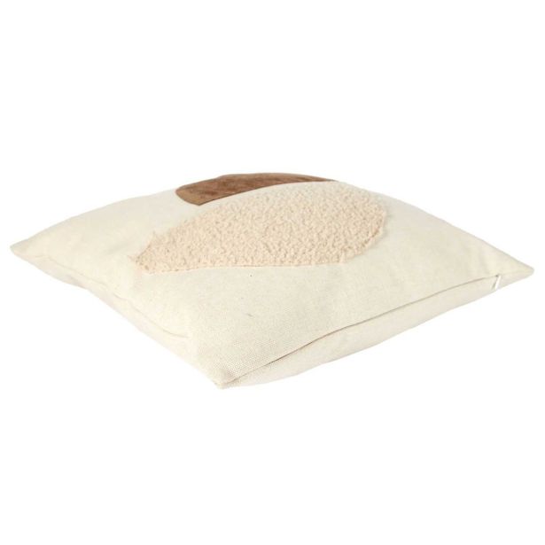 OKRASNI VZGLAVNIK HOME DECO BEŽ VZOREC 40X40 CM