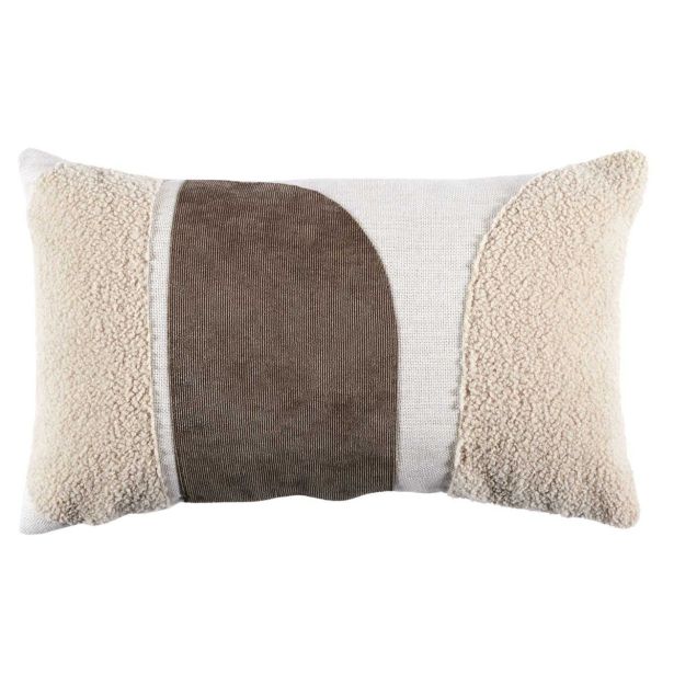 OKRASNI VZGLAVNIK HOME DECO KREM VZOREC 50X30 CM
