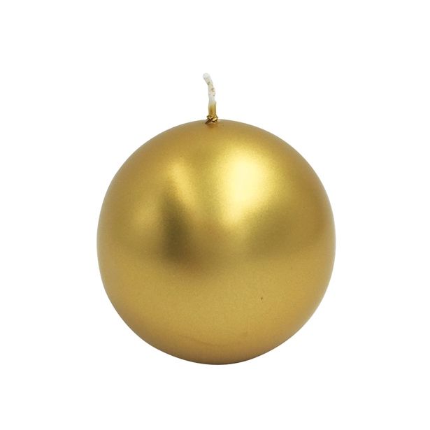 OKROGLA SVEČA MULLER 80 MM ZLATA