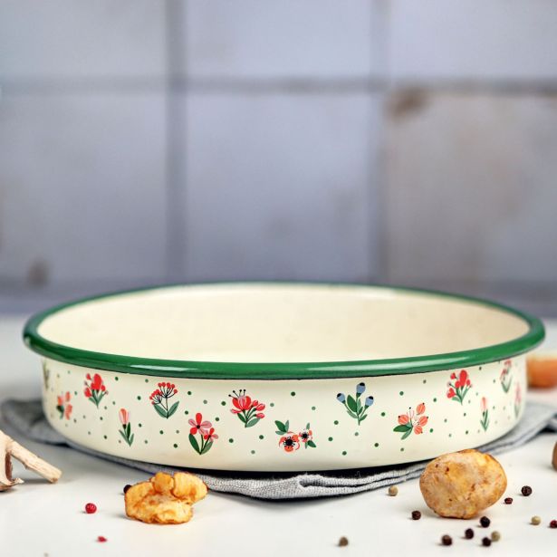 OKROGLI PEKAČ 26 CM/2,8 L, CVETLIČNE RADOSTI