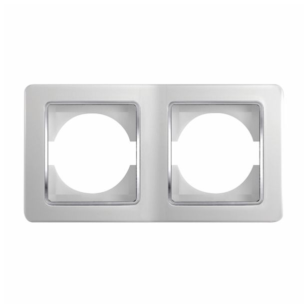 OKVIR EKONOMIK EKONOMIK 2X HORIZONTALNI BELI DUROPLAST