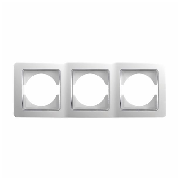 OKVIR EKONOMIK EKONOMIK 3X HORIZONTALNI BELI DUROPLAST