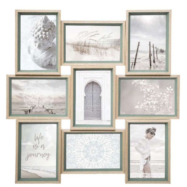 OKVIR ZA SLIKO ATMOSPHERE ZA 9 FOTOGRAFIJ, SORT.