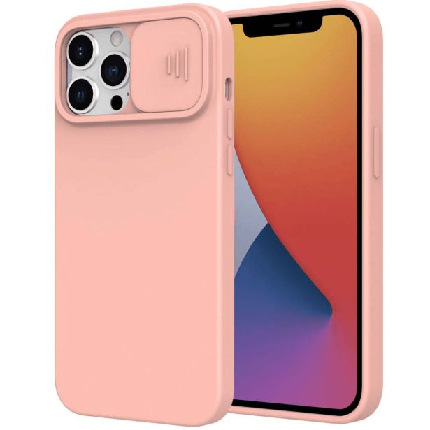 ONASI LENS COVER SILIKONSKI OVITEK ZAŠČITA ZA IPHONE 16 PRO MAX - ROZA