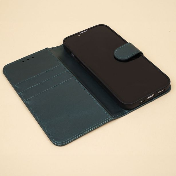 ONASI PREKLOPNA TORBICA FANCY DIARY GLADKA SAMSUNG GALAXY A56 - ZELENA