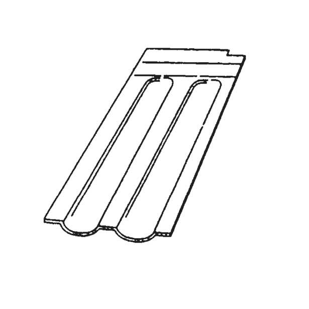 OPEČNA KRITINA BRAMAC GRANAT 13V DVOVALOVNIK NARAVNO RDEČ