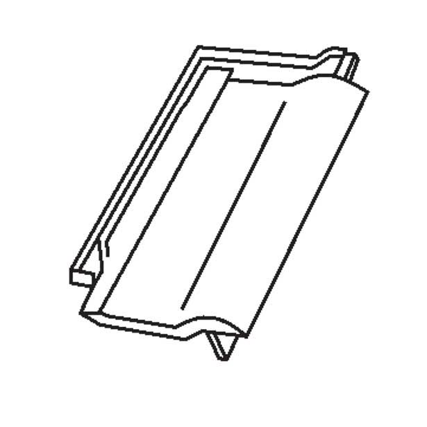 OPEČNA KRITINA BRAMAC RUBIN 13V KRAJNIK DESNI KRISTALNO SIV