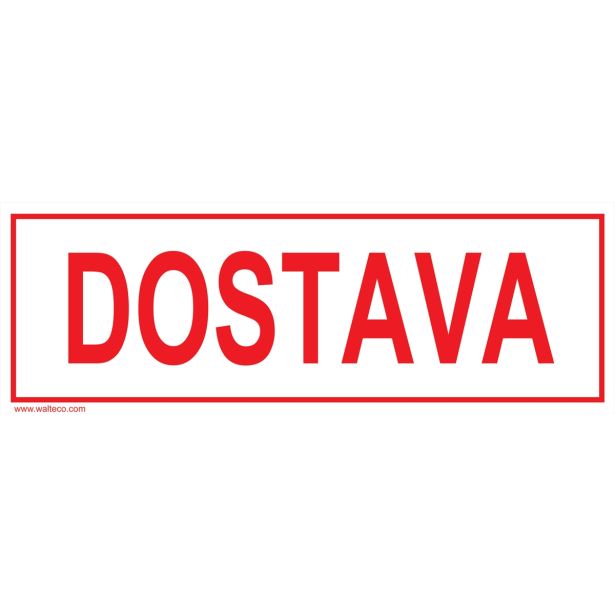 OPOZORILNI ZNAK WALTECO DOSTAVA