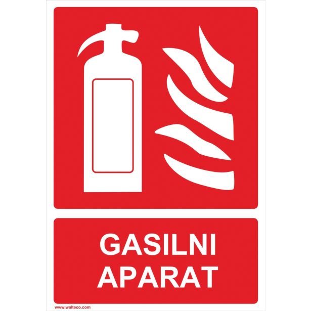 OPOZORILNI ZNAK WALTECO GASILNI APARAT